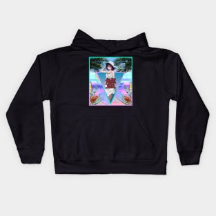 Hitagi Vaporwave Kids Hoodie